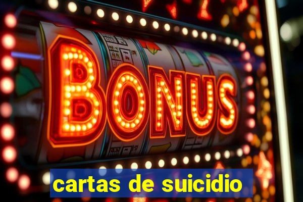 cartas de suicidio